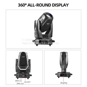 XLighting 380W Beam Spot Wash 3in1 Moving Head Light thumbnail-3