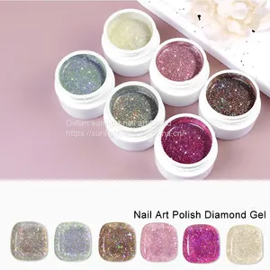Filling Nail Art Mirror Metal Glue, Silver Super Bright French Painting Hook Edge, Color Painting, Phototherapy Nail Oil Glue thumbnail-3