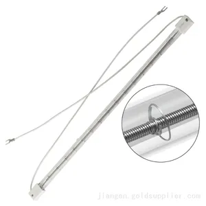 220V 230V 400V 1000W-6000W Single Infrared Quartz Heater Lamp for Paint Drying thumbnail-1