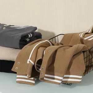 Corduroy Fashion Color Casual Sports Windproof Men's Long Sleeves Loose Jacket thumbnail-4
