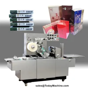 Automatic 3D Cellophane Wrapping Machine for Perfume Chocolate Gift Box Transparent Film Packing Machine thumbnail-4