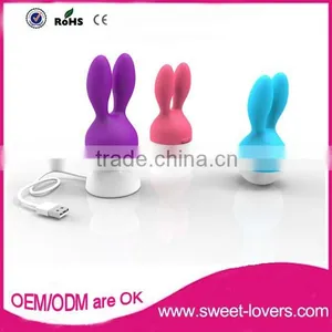 Factory New Design Silicone Erotic Toys Magic Wand Massager Stimulation Wand Vibrator thumbnail-4