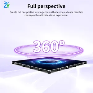 Full-color SMD Indoor Animation Led Display for Concert Stage Banquet LED Rolling Flexible Floor Led Tiles thumbnail-2