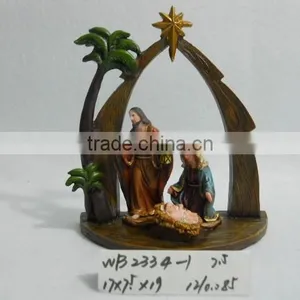 Polyresin Religious Nativity Set Religious Item Home Decoration Desktop Decoration thumbnail-2