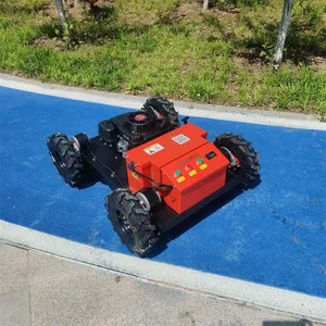 Gasoline Engine 4-Stroke Single Cylinder Industrial Brushless DC Motor Cordless Remote Control Trimmer Lawn Mower thumbnail-2