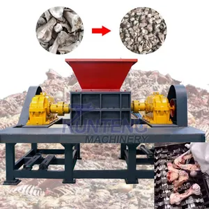 Double Shaft Shredder Machine Slaughter Waste Shredder Bone Shredder thumbnail-2