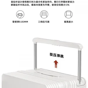 Carbon Fiber and PP Suitcase Travel Luggae Box 20'', 20'', 24'', 26'' Sizes and 2026 New Design thumbnail-3