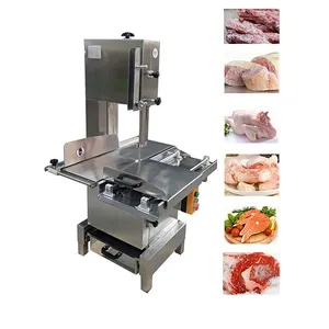 QDMECH Commercial Electric Bone Saw Machine Stainless Steel Meat Cutting Machine With Imported Sharp Blade thumbnail-2