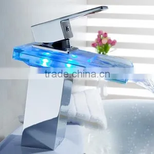 Light Changing Water Power LED Washbasin Faucet Quality Choice thumbnail-2