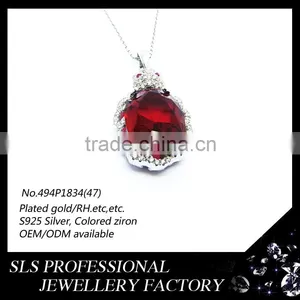 Latest Bead African Costume Wedding Jewelry Set Necklace Pendant for Women's Day Gift thumbnail-2