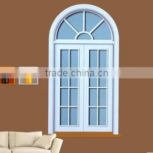 High Quality Waterproof Wood Double Glass Windows / Window Grill Design thumbnail-6