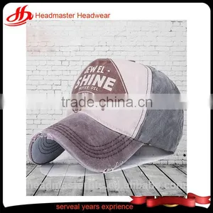 Wholesales Custom Cotton Distressed Washed Baseball Cap thumbnail-3
