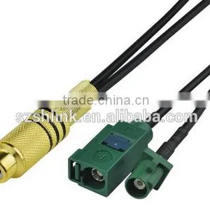 RF Male/female FAKRA High Frequency Cable Assembly, FAKRA Connector Types of Twincable Joints in Cars thumbnail-1
