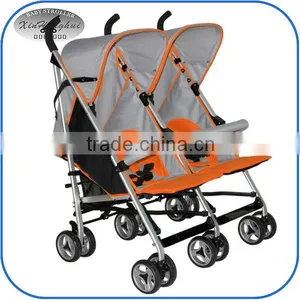 EN1888 Popular Cheap Baby Twins Stroller Pushchair 3032T thumbnail-1