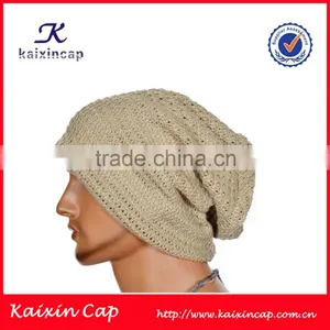 2016 New Design Popular Fashion High Quality Men Winter Knitted Beanie Cap thumbnail-1
