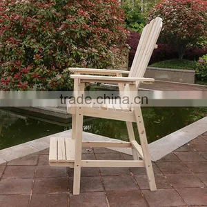 Wooden Outdoor High Bar Chair thumbnail-2