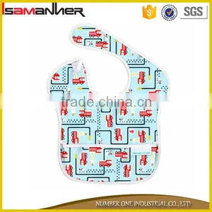 OEM Service Supply Eco-friendly High Quality Soft Plain Cotton Baby Bib thumbnail-2