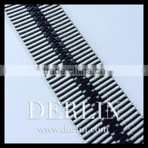 Zebra Animal Print Tape Black and White Delrin Zipper thumbnail-1