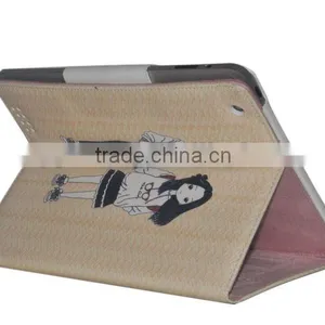 Cartoon Leather PU Case for the New Ipad thumbnail-1