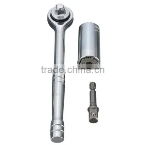 New 3pcs/1set ETC-200MO Universal Grip Socket Wrench/Spanner Power Drill Adapter Hand Tool TV Products AR-99 thumbnail-3