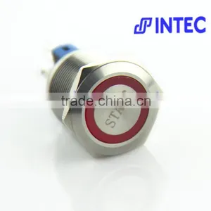 22mm Metal Switch, LED and Momentary Switch, With the Character of START thumbnail-1