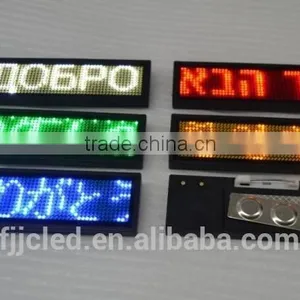 Rechargeable LED Name Tag / LED Name Badge for Moving Text thumbnail-2