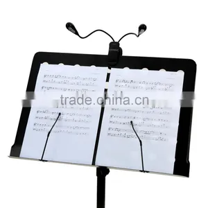 8 LEDs LIADA Dual Fleible Adjustable Lights Reading Clip-on Table Desk Study Lamp Music Score Light thumbnail-3
