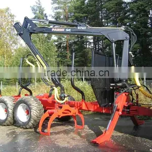 5 Tons Log Trailers With Grapple With Cheaper Prices thumbnail-2
