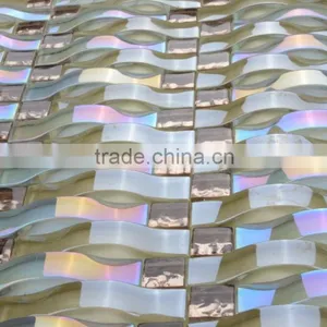 GT004 300X300mm Foshan Factory New Design Hot Style Curved Border Tile thumbnail-3