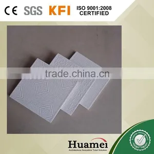White Pvc Gypsum Ceiling Board Size 595*595mm thumbnail-1