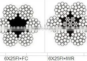 Elec.Galvanized 6x25Fi Steel Wire Rope thumbnail-1