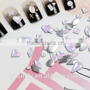 Best Price ! Bling Bling White Opal Hotfix Stones Wholesale ZX:SZ578 thumbnail-6