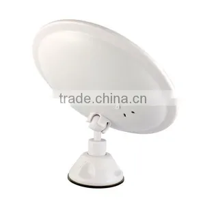 Round 5X Magnification Lighted Makeup Mirror With Suction Cup thumbnail-3