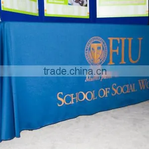 Cheap Wholesale Custom Full Colour Print Best Quality Table Cloth thumbnail-1