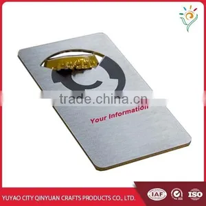 Stainless Steel Bottle Opener Business Card With Logo thumbnail-1