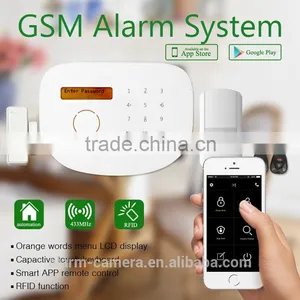 Wireless GSM Security Alarm System With Competitive Price and High Quality ,support IOS APP+Android APP!!! thumbnail-2