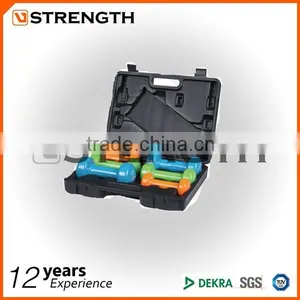 VINYL/NEOPRENE DUMBBELL SET,12KG,colorful Dumbbell Set thumbnail-3