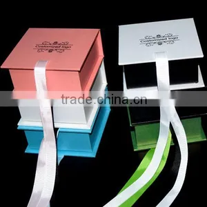 Luxury Black and White Striped Gift Box Thick Rectangle thumbnail-6