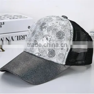 Hot Selling Fashion Sparkle Bling Sequin Baseball Cap Hard Hat thumbnail-1