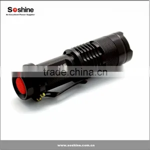 Soshine TC3 300lm Mini Led Flashlight Torch Adjustable Focus Zoom Light Lamp thumbnail-2