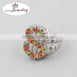 New Arrival 18K White Gold Plated 925 Sterling Silver Ring thumbnail-1