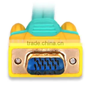 Top Quality 3+6 VGA Cable New Premium PVC Jacket for Computer Monitor thumbnail-2