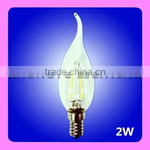 Dimmable Candle C35 Tail LED Filament Bulb With CE RoHS 2W 4W thumbnail-1
