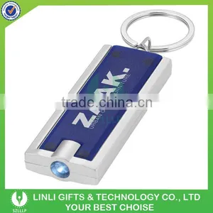 Led Flashlight Plastic Souvenir Keychain thumbnail-5