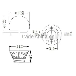 G45E27 3W 4W 5W LED Light Parts thumbnail-3