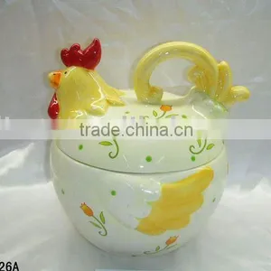 Ceramic Easter Chicken Large Ceramic Jar thumbnail-1
