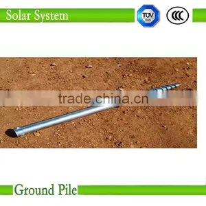 Ground Solar Mounting System Helical Ground Screw Piles for Foundation of Solar Photovoltaic Brancket Spiral Post thumbnail-1