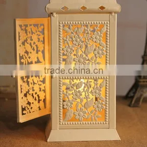 Continental Iron Hollow Candle Holder Lantern Decorations Home Furnishings Wholesale Gift thumbnail-1