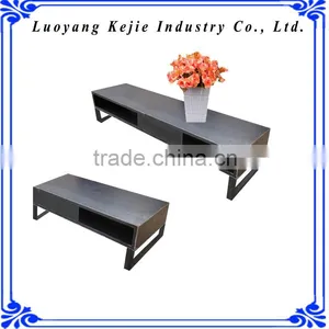 Latest Modern tv Stand Showcase Genuine Leather tv Stand China Factory tv Cabinet Supplier thumbnail-5