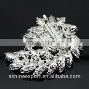 Cheap Beautiful Bridal Marquise Bulk Crystal Rhinestone Brooch/handmade Rhinestone Brooch thumbnail-4